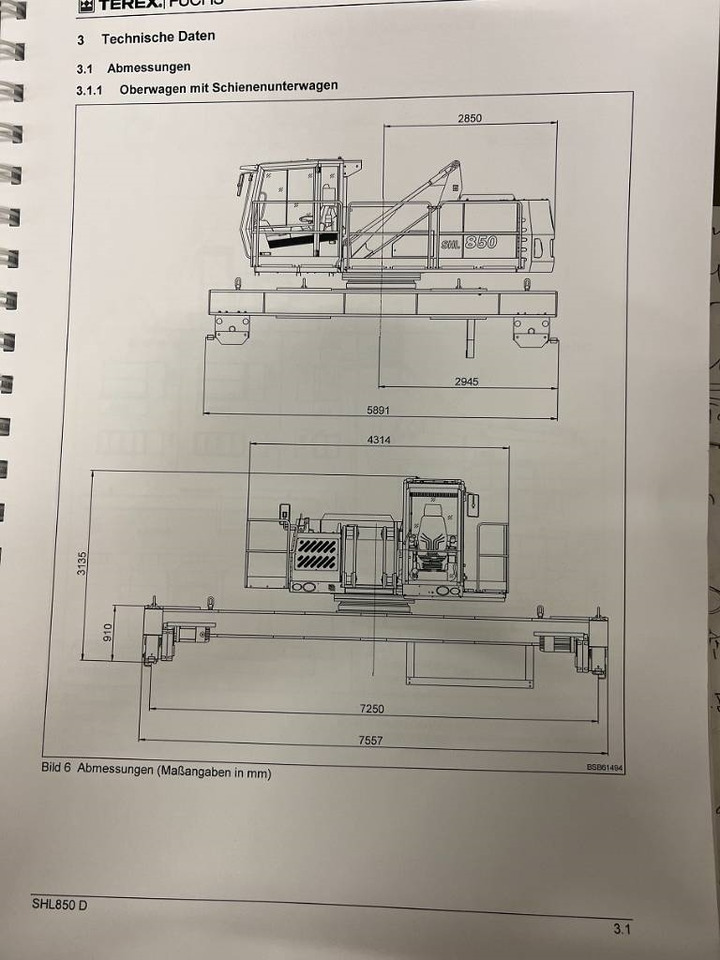 Fuchs SHL 850D Electro  - Håndteringsutstyr: bilde 5 Fuchs SHL 850D Electro  - Håndteringsutstyr: bilde 5