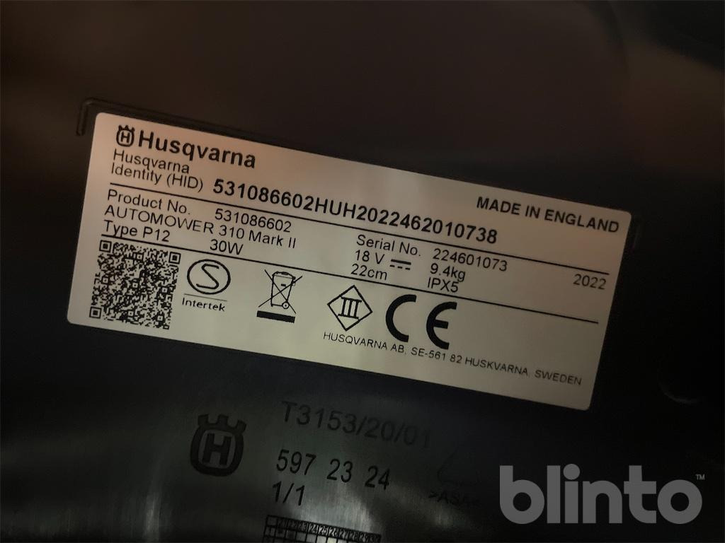 Husqvarna Automower 310 MARK II (2022) - Gressklipper: bilde 5 Husqvarna Automower 310 MARK II (2022) - Gressklipper: bilde 5