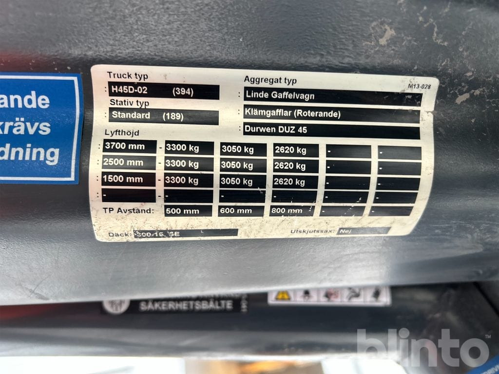 Dieseltruck Linde: bilde 20