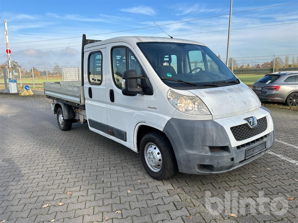 Peugeot Boxer (EZ: 2009) - Varebil med plan, Varebil med dobbelt førerhus: bilde 2 Peugeot Boxer (EZ: 2009) - Varebil med plan, Varebil med dobbelt førerhus: bilde 2