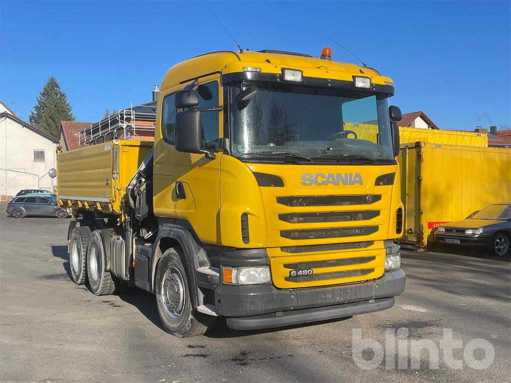 Scania G480 (2013) / HIAB 166 ES-4 HiDou - Tippbil, Kranbil: bilde 2 Scania G480 (2013) / HIAB 166 ES-4 HiDou - Tippbil, Kranbil: bilde 2