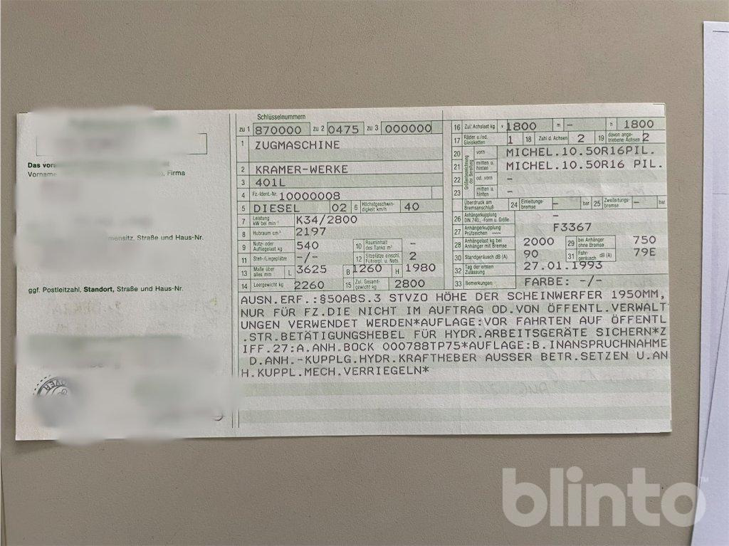 Utility-/ Spesiell maskin Kramer Tremo 401L (1991): bilde 32