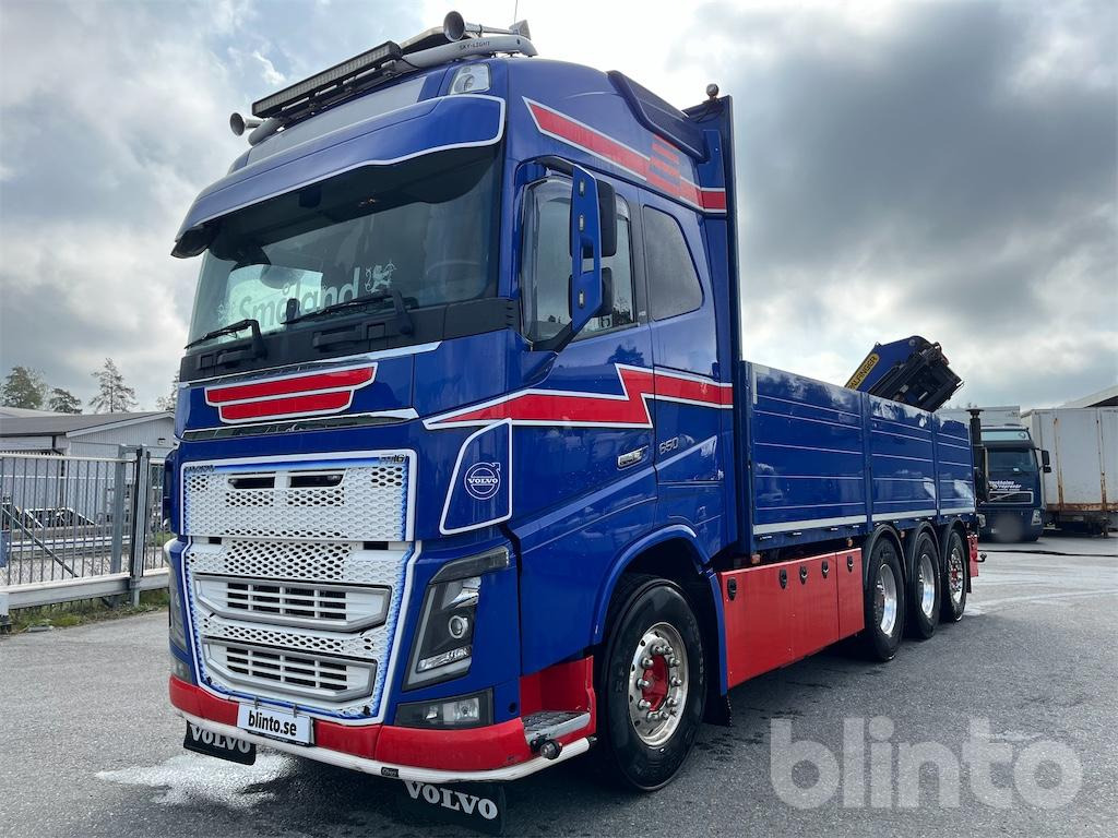 VOLVO FH 16 650 med fällbara sidor samt 4 hydrauliska utskjut - Planbil, Kranbil: bilde 1 VOLVO FH 16 650 med fällbara sidor samt 4 hydrauliska utskjut - Planbil, Kranbil: bilde 1