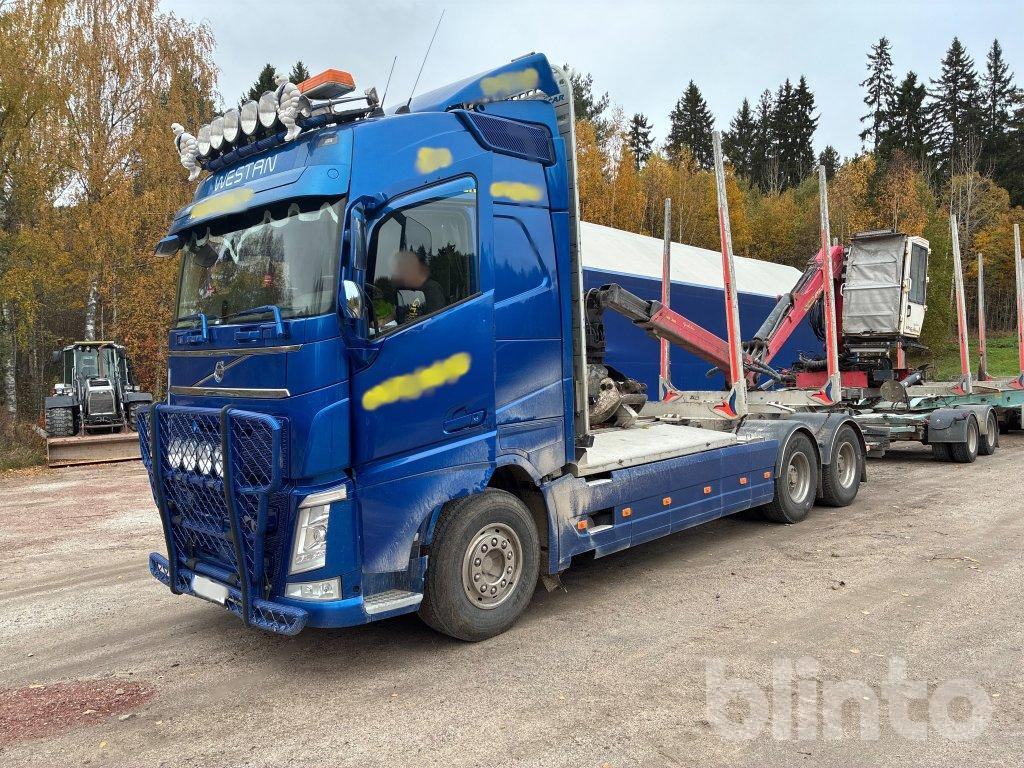 VOLVO FH 64R - Tømmerbil, Kranbil: bilde 1 VOLVO FH 64R - Tømmerbil, Kranbil: bilde 1