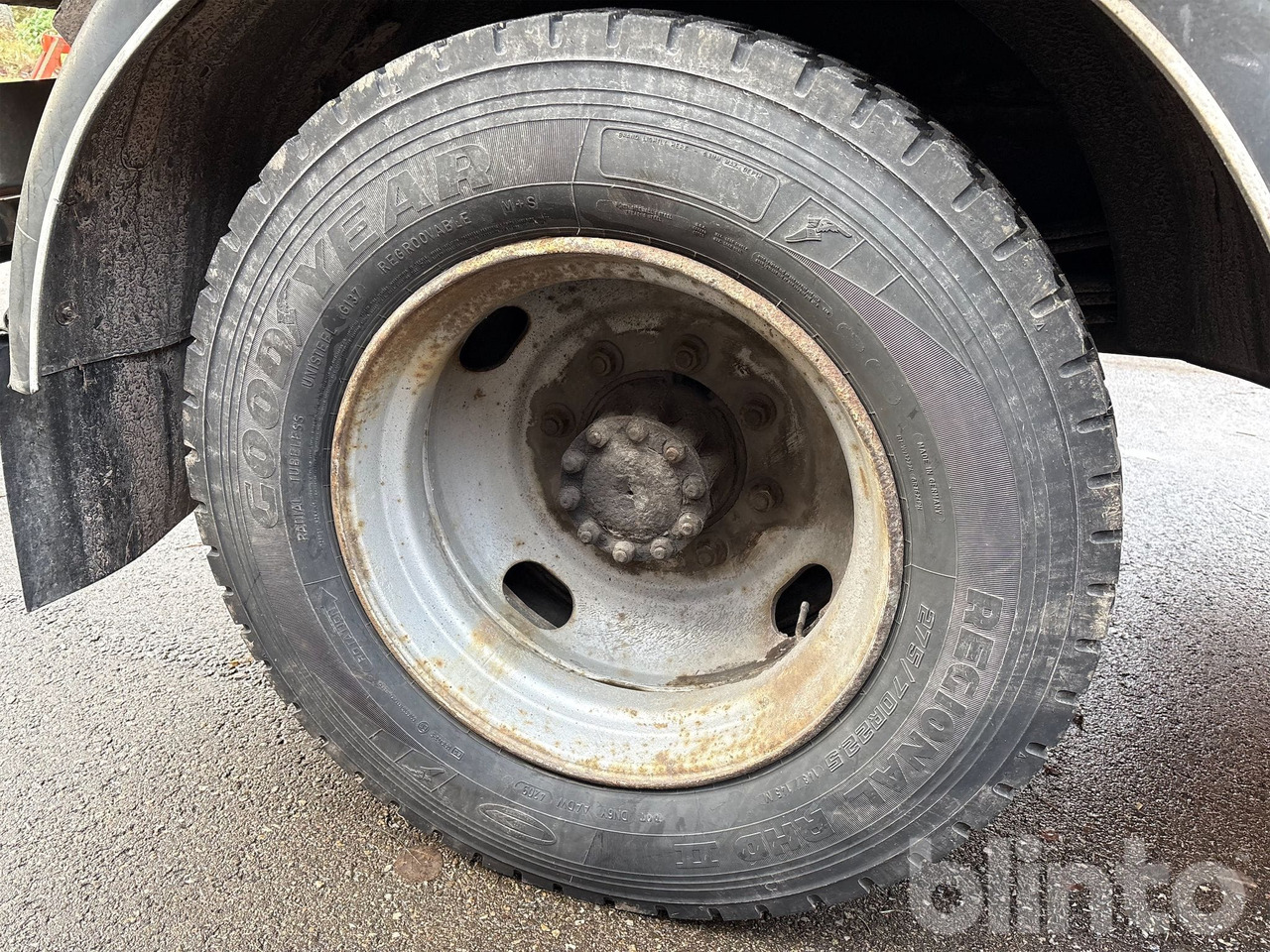 Tippbil, Kranbil VOLVO FL614 4X2: bilde 32