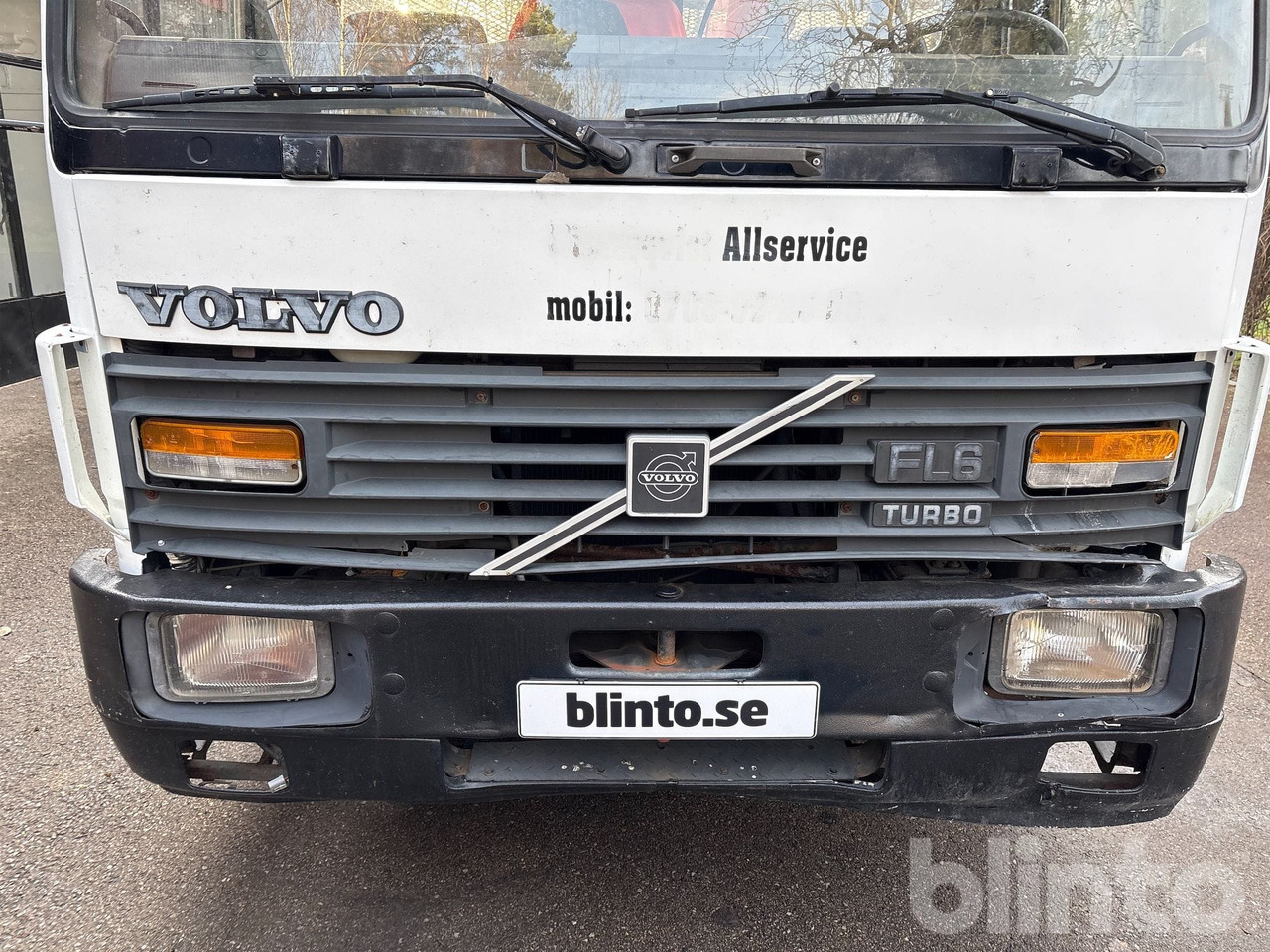 Tippbil, Kranbil VOLVO FL614 4X2: bilde 17
