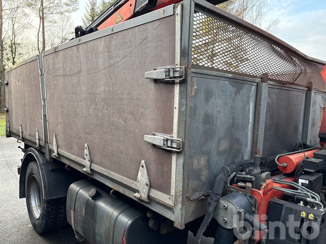 Tippbil, Kranbil VOLVO FL614 4X2: bilde 28