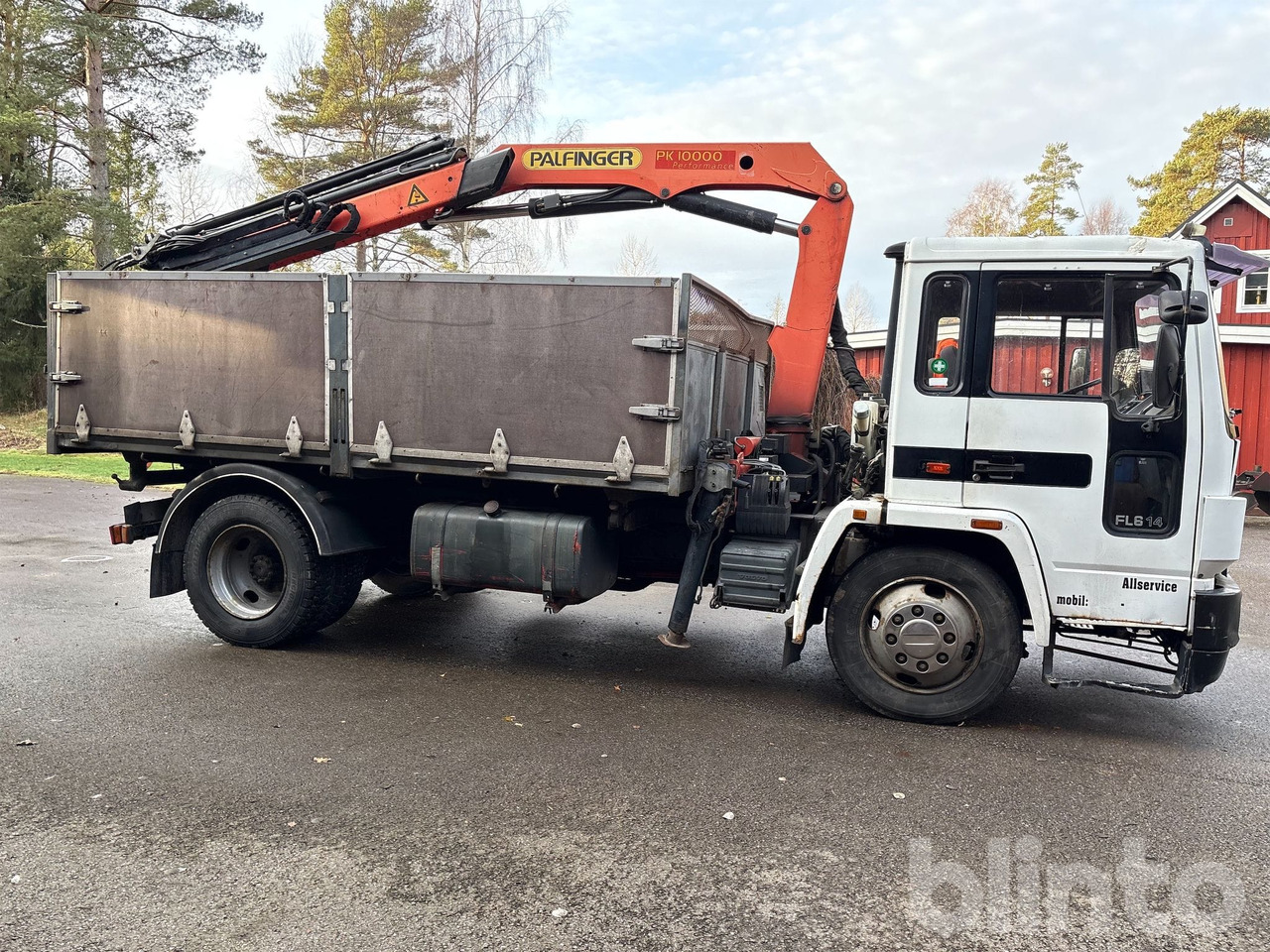 VOLVO FL614 4X2 - Tippbil, Kranbil: bilde 4 VOLVO FL614 4X2 - Tippbil, Kranbil: bilde 4