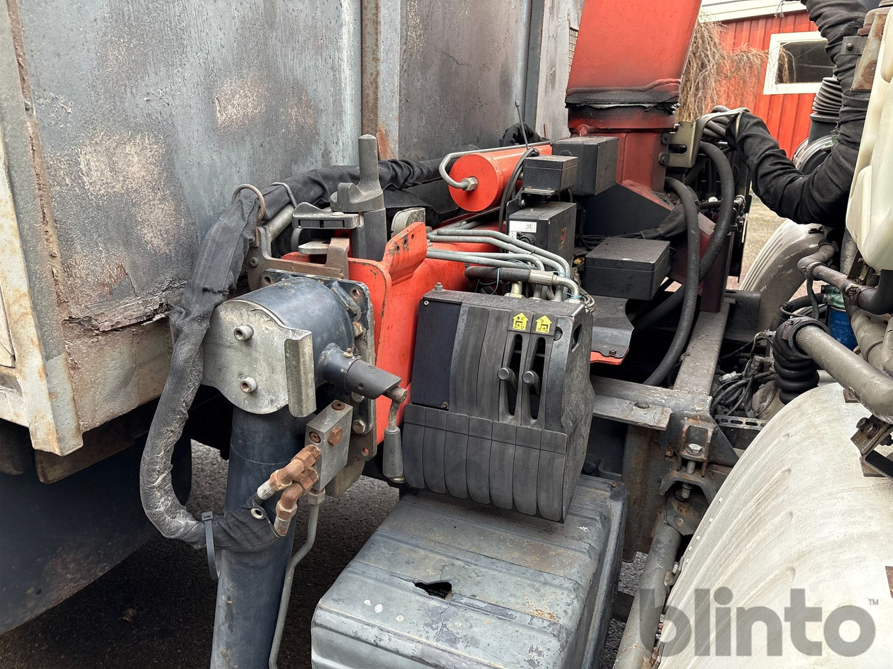 Tippbil, Kranbil VOLVO FL614 4X2: bilde 26