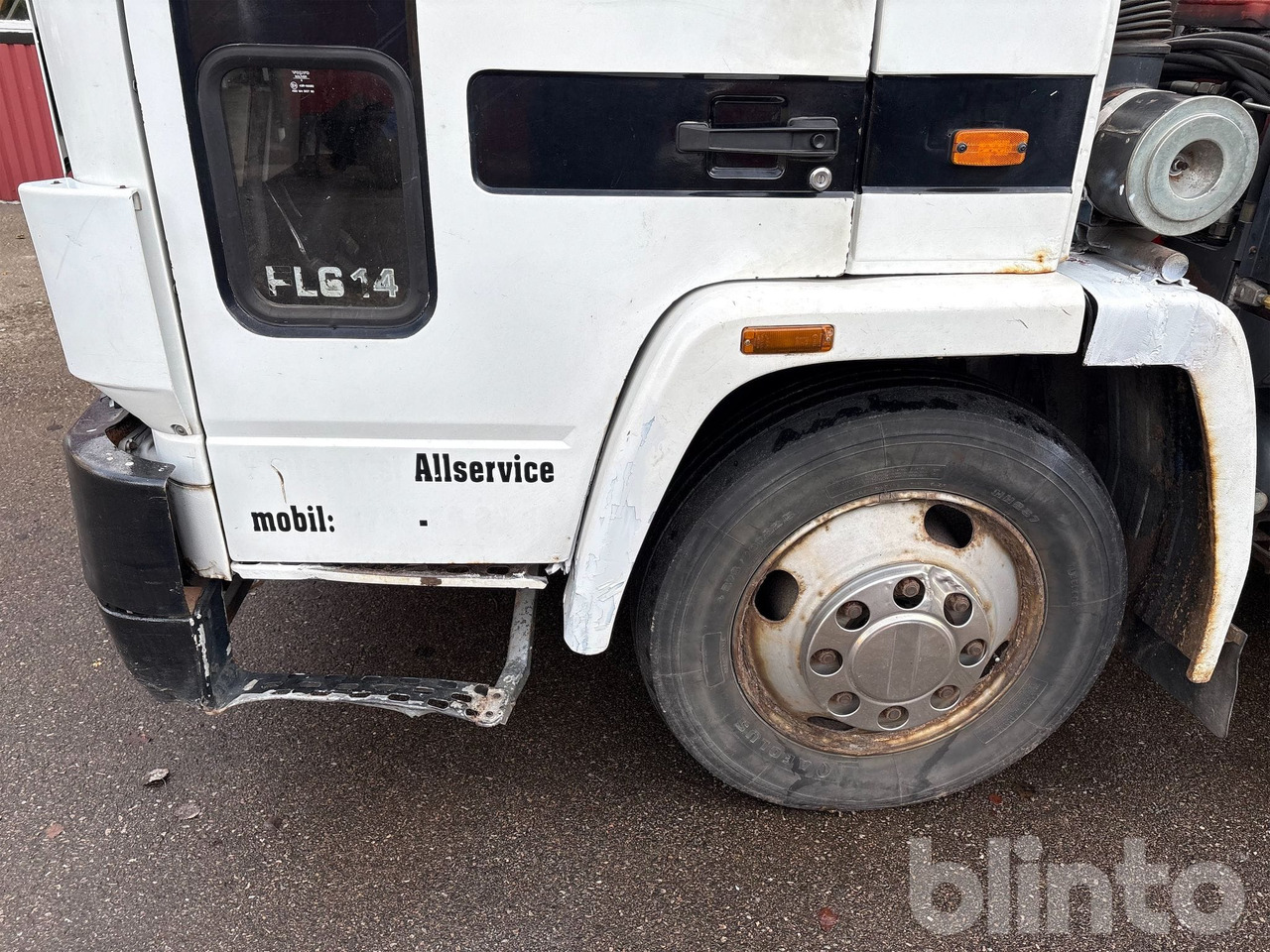 Tippbil, Kranbil VOLVO FL614 4X2: bilde 10