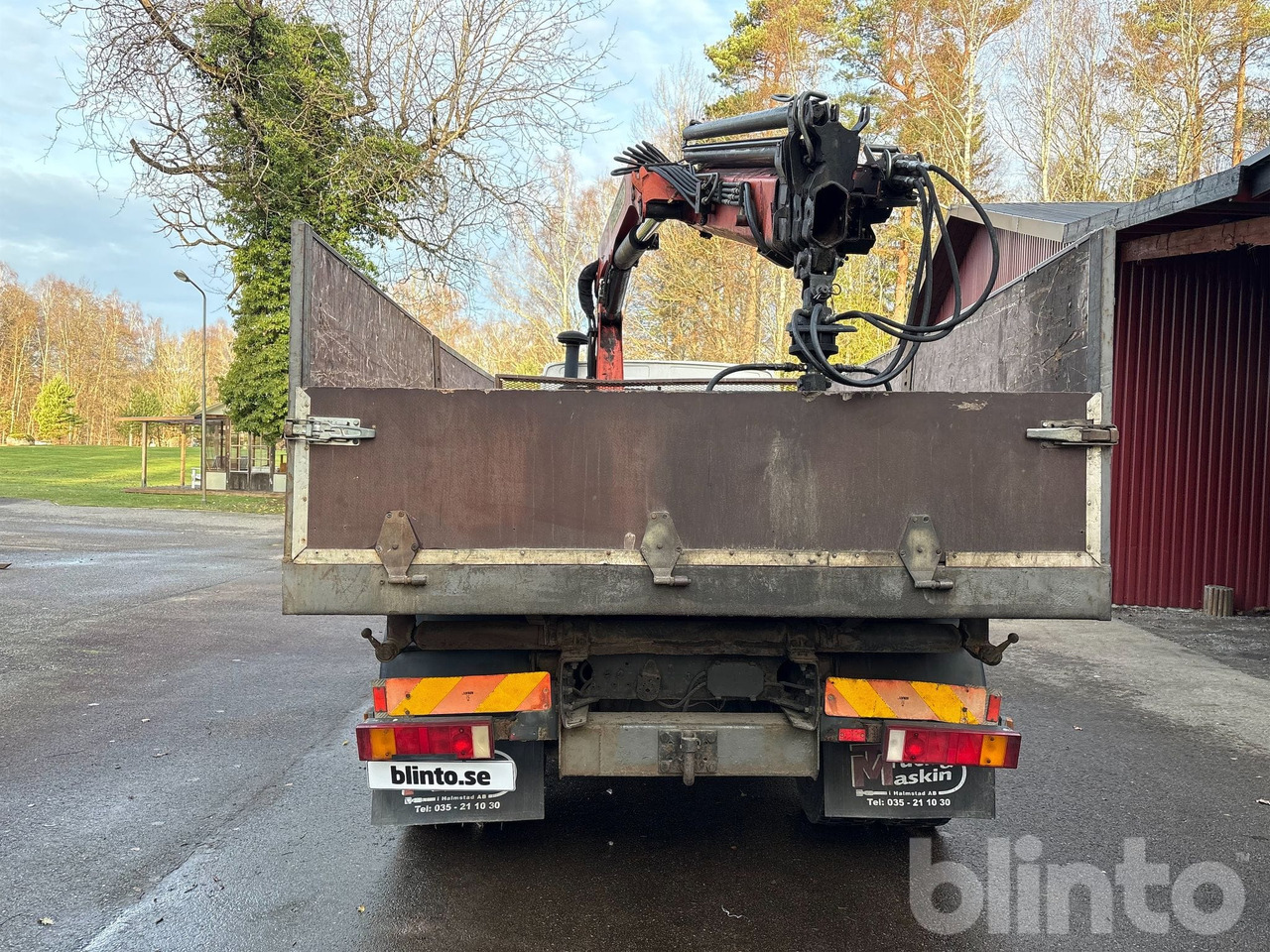 Tippbil, Kranbil VOLVO FL614 4X2: bilde 6