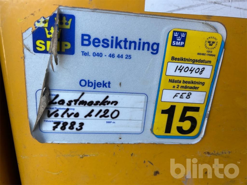 Hjullaster Volvo L120: bilde 48