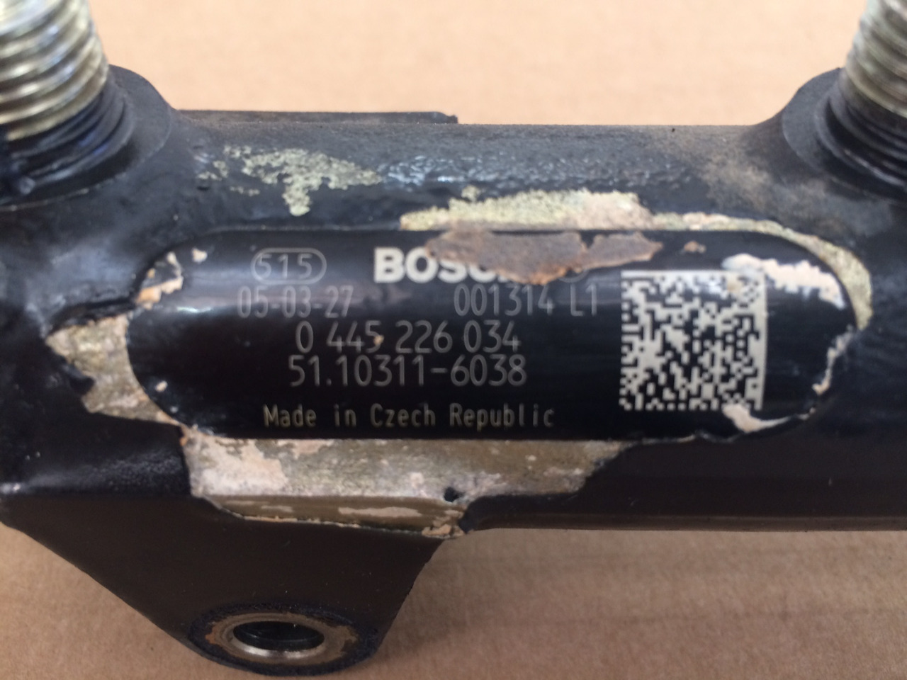 TUBO PRESSIONE COMMON RAIL MAN 51103116038 - Drivstoffsystem: bilde 4 TUBO PRESSIONE COMMON RAIL MAN 51103116038 - Drivstoffsystem: bilde 4