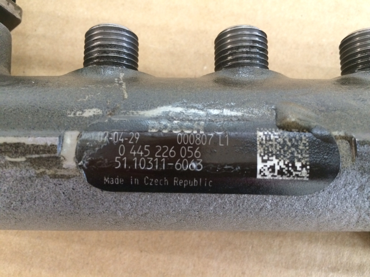 TUBO PRESSIONE COMMON RAIL MAN 51103116063 - Drivstoffsystem: bilde 5 TUBO PRESSIONE COMMON RAIL MAN 51103116063 - Drivstoffsystem: bilde 5