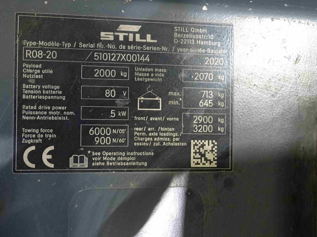 Still R08-20 - Elektrisk trekkvogn: bilde 5 Still R08-20 - Elektrisk trekkvogn: bilde 5