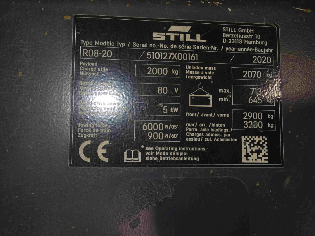 Still R08-20 - Elektrisk trekkvogn: bilde 5 Still R08-20 - Elektrisk trekkvogn: bilde 5