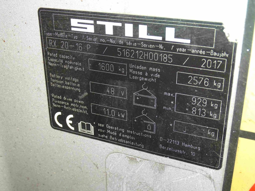 Still RX20-16P - El-truck: bilde 5 Still RX20-16P - El-truck: bilde 5