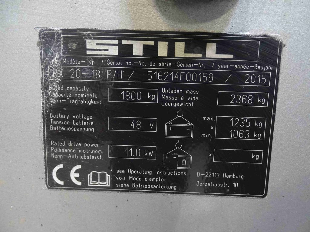 Still RX20-18P/H - El-truck: bilde 5 Still RX20-18P/H - El-truck: bilde 5