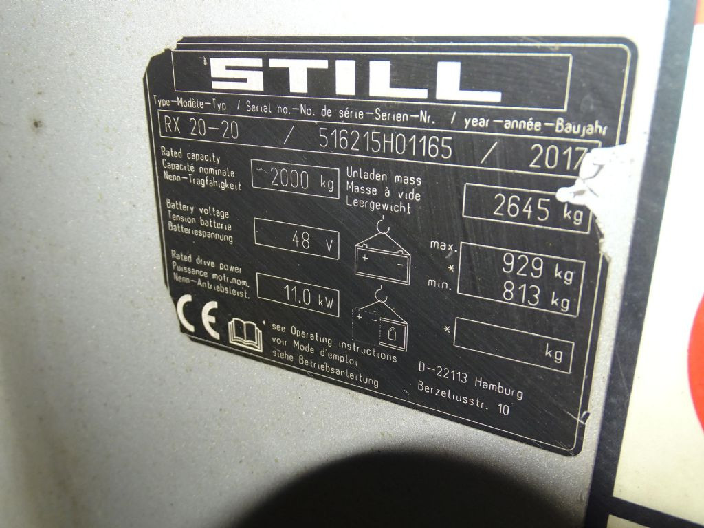 Still RX20-20 - El-truck: bilde 5 Still RX20-20 - El-truck: bilde 5