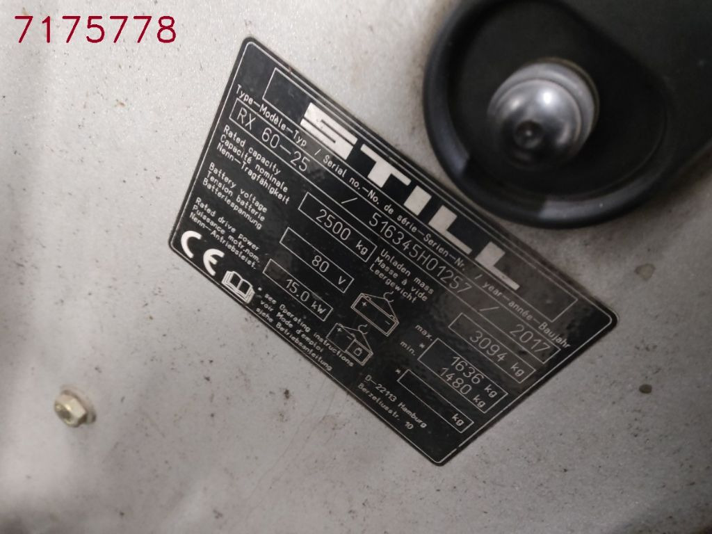 Still RX60-25 - El-truck: bilde 5 Still RX60-25 - El-truck: bilde 5