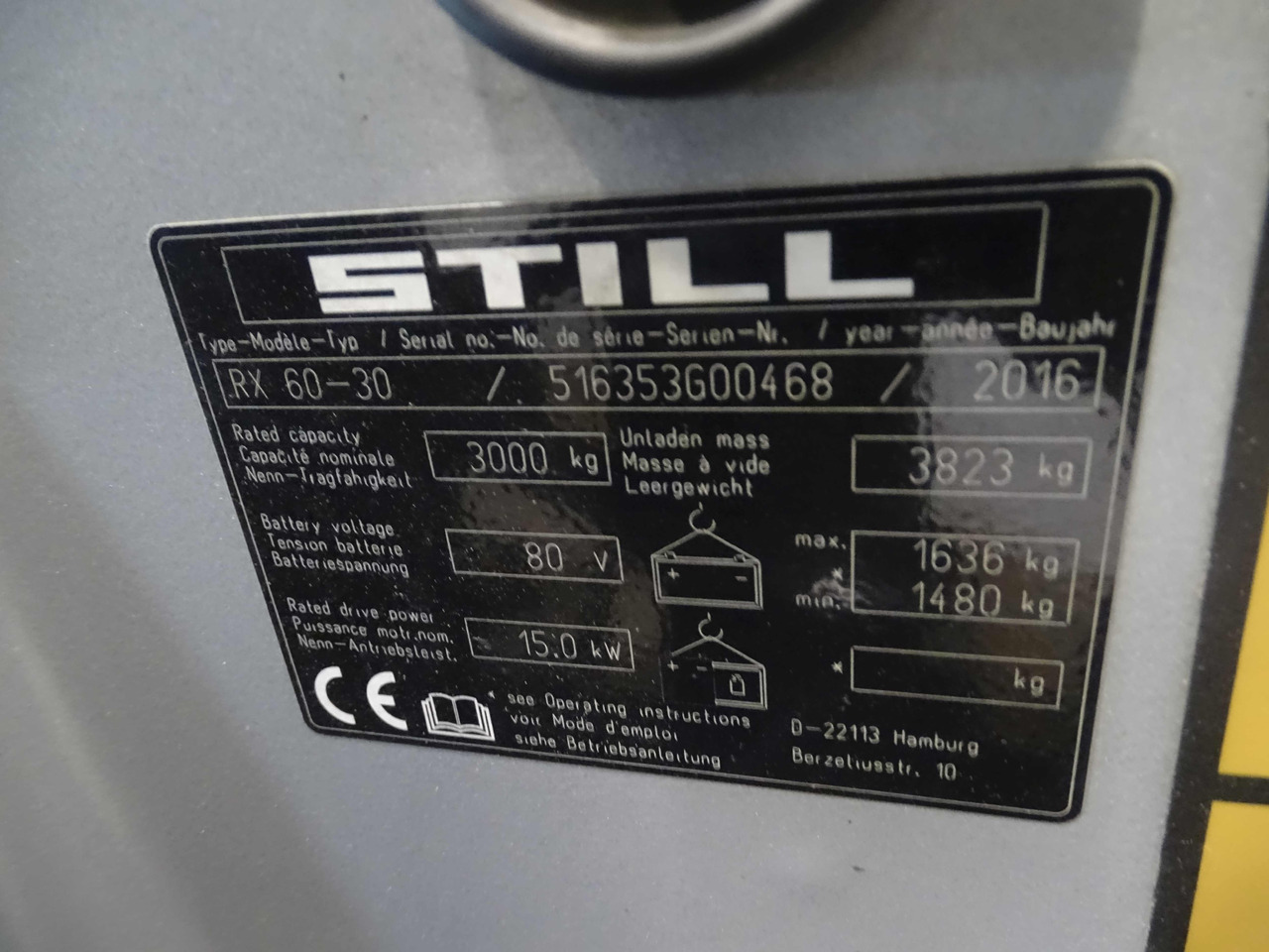 Still RX60-30 - El-truck: bilde 5 Still RX60-30 - El-truck: bilde 5