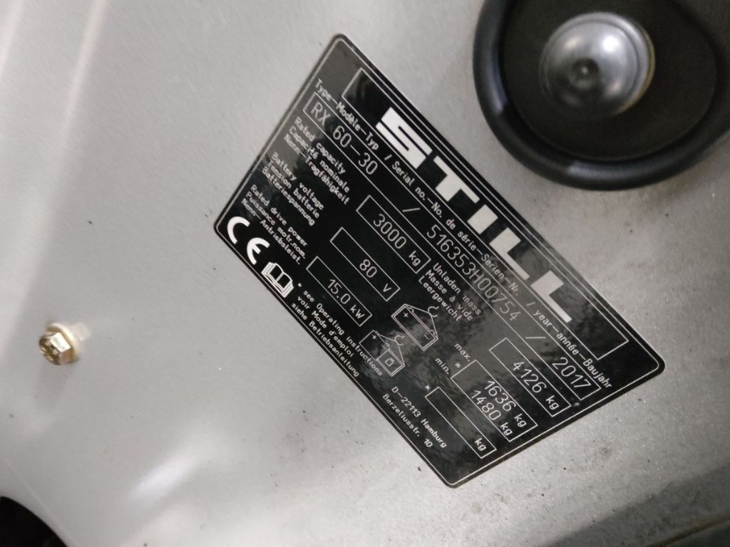 Still RX60-30 - El-truck: bilde 5 Still RX60-30 - El-truck: bilde 5