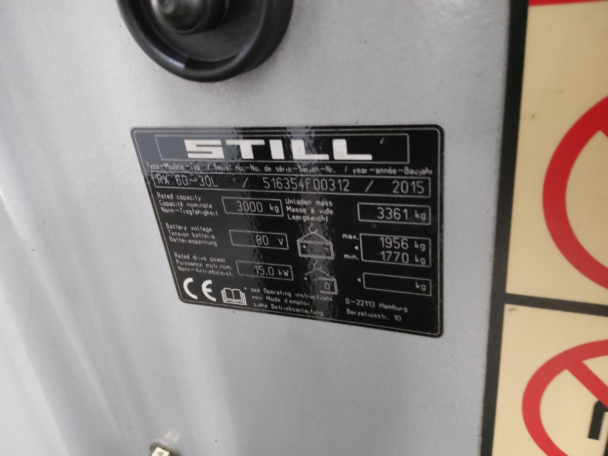 Still RX60-30L - El-truck: bilde 5 Still RX60-30L - El-truck: bilde 5