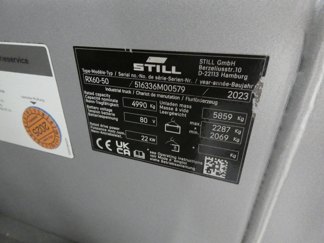 Still RX60-50 - El-truck: bilde 5 Still RX60-50 - El-truck: bilde 5