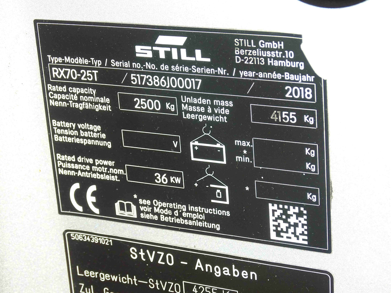 Still RX70-25T - Gaffeltruck: bilde 5 Still RX70-25T - Gaffeltruck: bilde 5