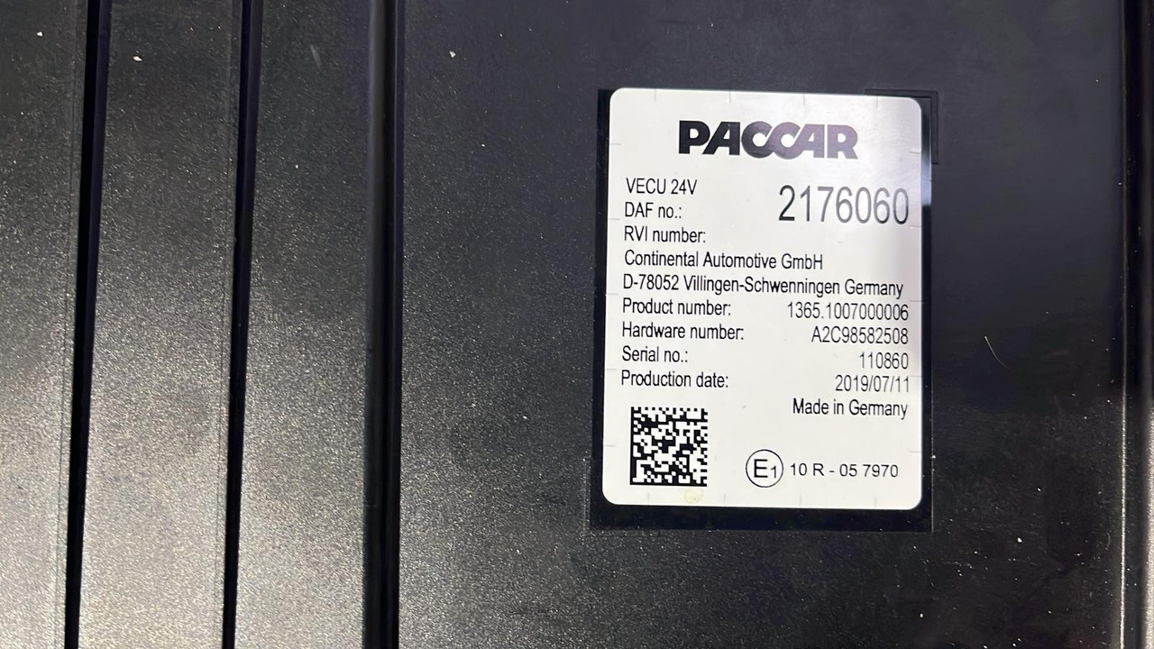 DAF XF CF VECU Control Unit Module 2176060 - Styreenhet: bilde 4 DAF XF CF VECU Control Unit Module 2176060 - Styreenhet: bilde 4