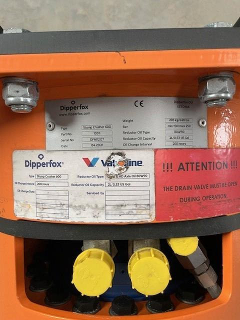 Dipperfox Stubbenfräse SC600 - Stubbefres: bilde 3 Dipperfox Stubbenfräse SC600 - Stubbefres: bilde 3