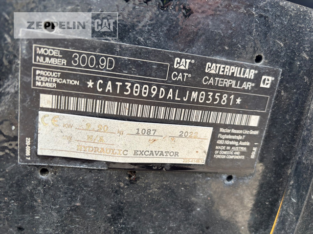 Cat 300.9D - Minigraver: bilde 5 Cat 300.9D - Minigraver: bilde 5