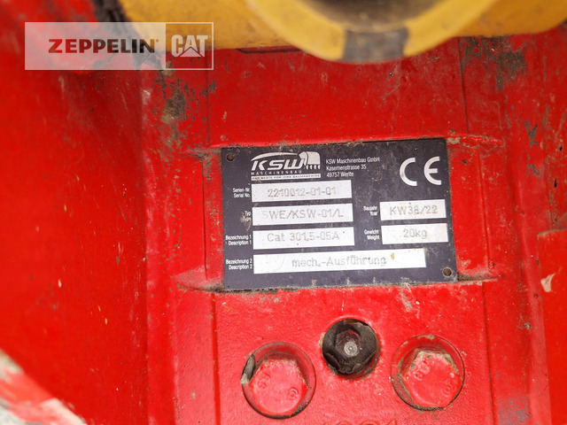 Minigraver Cat 301.6-05A: bilde 9