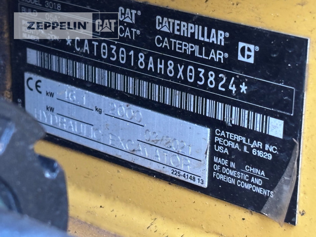 Cat 301.8-05A - Minigraver: bilde 2 Cat 301.8-05A - Minigraver: bilde 2