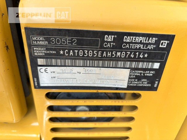 Cat 305ECR - Minigraver: bilde 5 Cat 305ECR - Minigraver: bilde 5