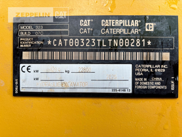 Cat 323-07C - Beltegraver: bilde 2 Cat 323-07C - Beltegraver: bilde 2