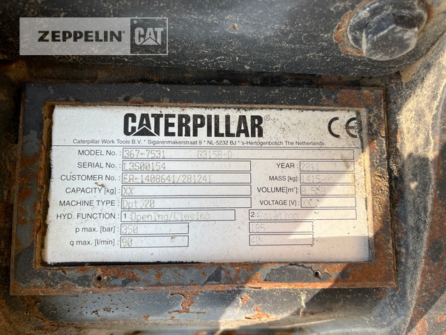 Cat G315B/D - Klype: bilde 4 Cat G315B/D - Klype: bilde 4