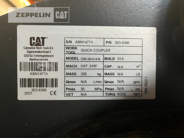 Cat Primärprodukte Kompo - Hurtigkobling for Bygg og anlegg: bilde 2 Cat Primärprodukte Kompo - Hurtigkobling for Bygg og anlegg: bilde 2