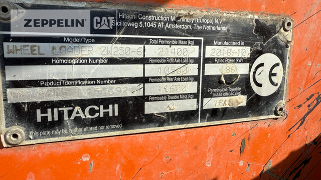 Hitachi ZW250-6 - Hjullaster: bilde 5 Hitachi ZW250-6 - Hjullaster: bilde 5