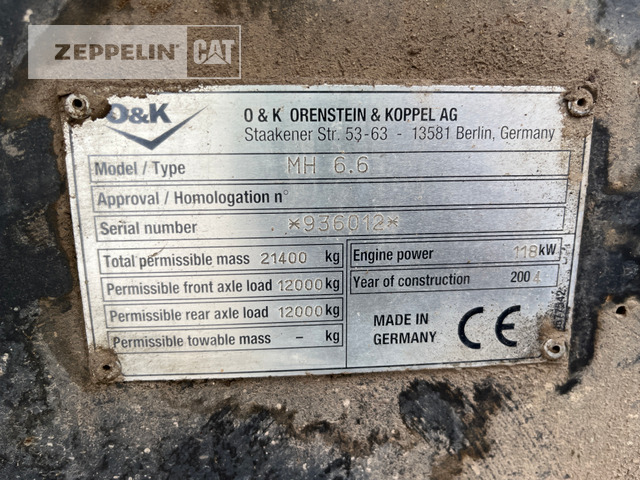 Hjulgraver O&K MH6.6: bilde 8