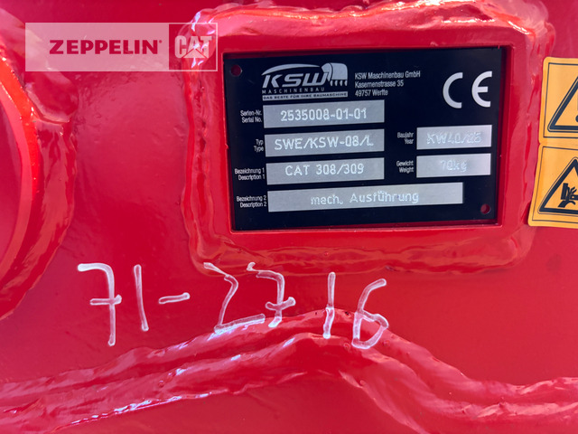 Sonstiges MS08, CAT 308-309-31 - Hurtigkobling for Bygg og anlegg: bilde 3 Sonstiges MS08, CAT 308-309-31 - Hurtigkobling for Bygg og anlegg: bilde 3