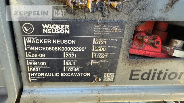 Wacker EW100 - Hjulgraver: bilde 5 Wacker EW100 - Hjulgraver: bilde 5