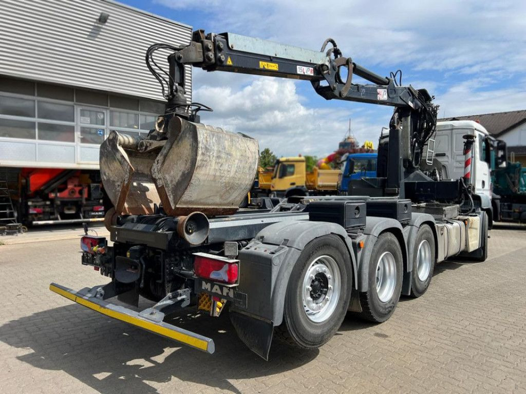 MAN TG-S 35.480 8x4 BL Abrollkipper mit Kran Penz-15 - Kranbil: bilde 5 MAN TG-S 35.480 8x4 BL Abrollkipper mit Kran Penz-15 - Kranbil: bilde 5