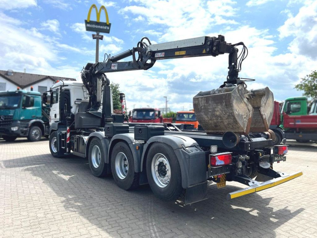 MAN TG-S 35.480 8x4 BL Abrollkipper mit Kran Penz-15 - Kranbil: bilde 4 MAN TG-S 35.480 8x4 BL Abrollkipper mit Kran Penz-15 - Kranbil: bilde 4