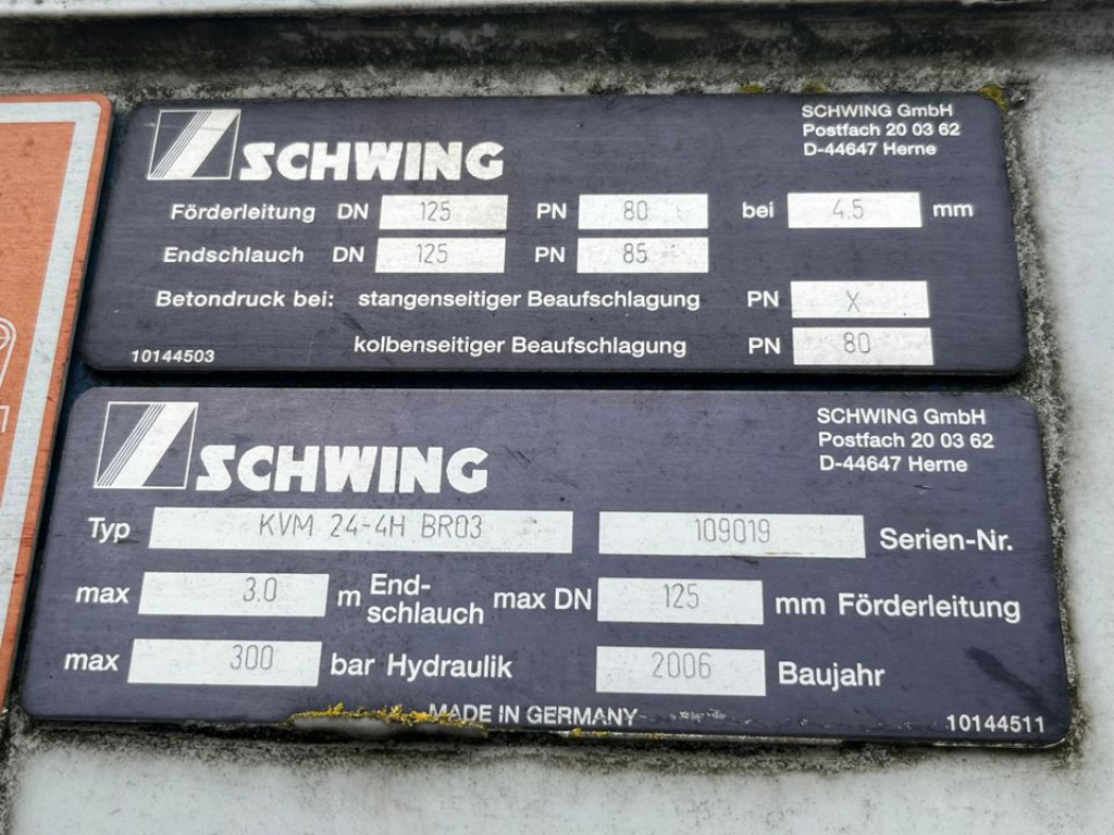 MERCEDES-BENZ Actros 2632 6x4 Betonpumpe Schwing 24m - Betongpumpe: bilde 3 MERCEDES-BENZ Actros 2632 6x4 Betonpumpe Schwing 24m - Betongpumpe: bilde 3