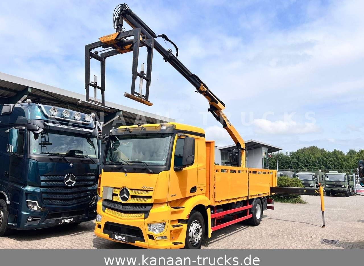 Mercedes-Benz 1845 Antos 4x2 Baustoffkran Palfinger 21001L - Kranbil, Planbil: bilde 1 Mercedes-Benz 1845 Antos 4x2 Baustoffkran Palfinger 21001L - Kranbil, Planbil: bilde 1